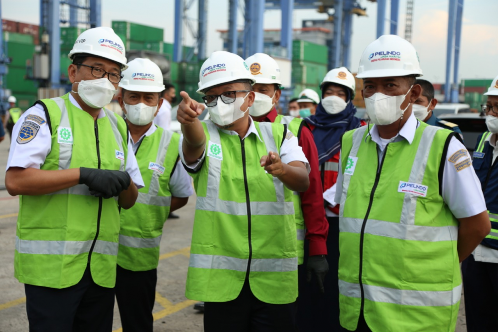 DIRJEN PERHUBUNGAN LAUT TINJAU KESIAPAN PENERAPAN PENGGUNAAN ON-SHORE POWER SUPPLY DI PELABUHAN TANJUNG PRIOK