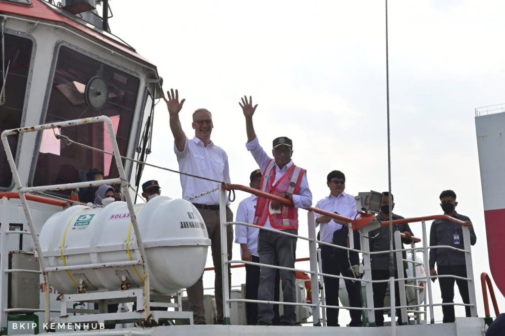 Menhub Tawari Maersk Line dan Pelaku Usaha Denmark Lainnya Ikut Kembangkan Pelabuhan Patimban