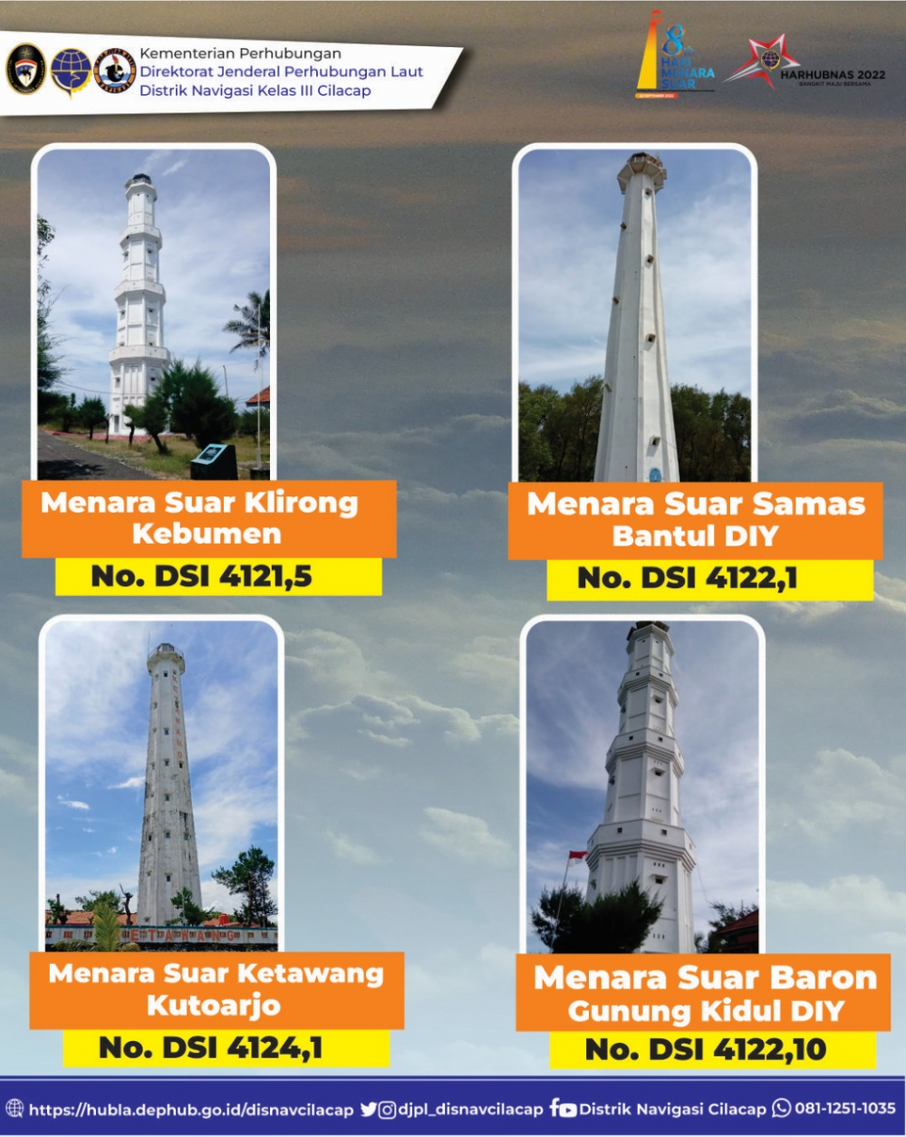 Menara Suar merupakan salah satu Sarana Bantu Navigasi Pelayaran (SBNP).