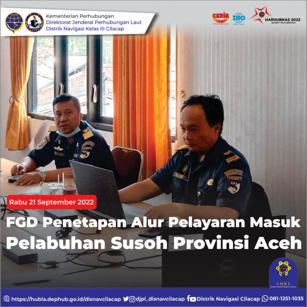 FGD Penetapan Alur-Pelayaran Masuk Pelabuhan Susoh, Provinsi Aceh