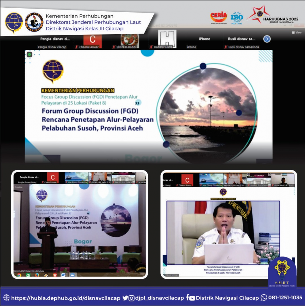 FGD Penetapan Alur-Pelayaran Masuk Pelabuhan Susoh, Provinsi Aceh