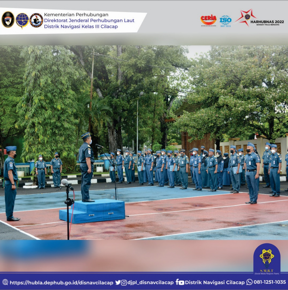 Peringatan Hari Menara Suar Ke 8 Tahun 2022 di Lingkungan Distrik Navigasi Cilacap