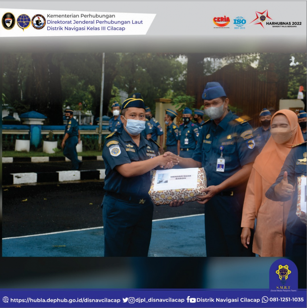 Peringatan Hari Menara Suar Ke 8 Tahun 2022 di Lingkungan Distrik Navigasi Cilacap