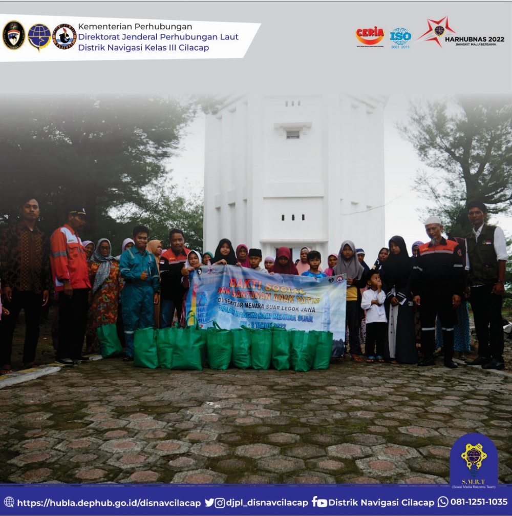 Peringatan Hari Menara Suar Ke 8 Tahun 2022 di Lingkungan Distrik Navigasi Cilacap
