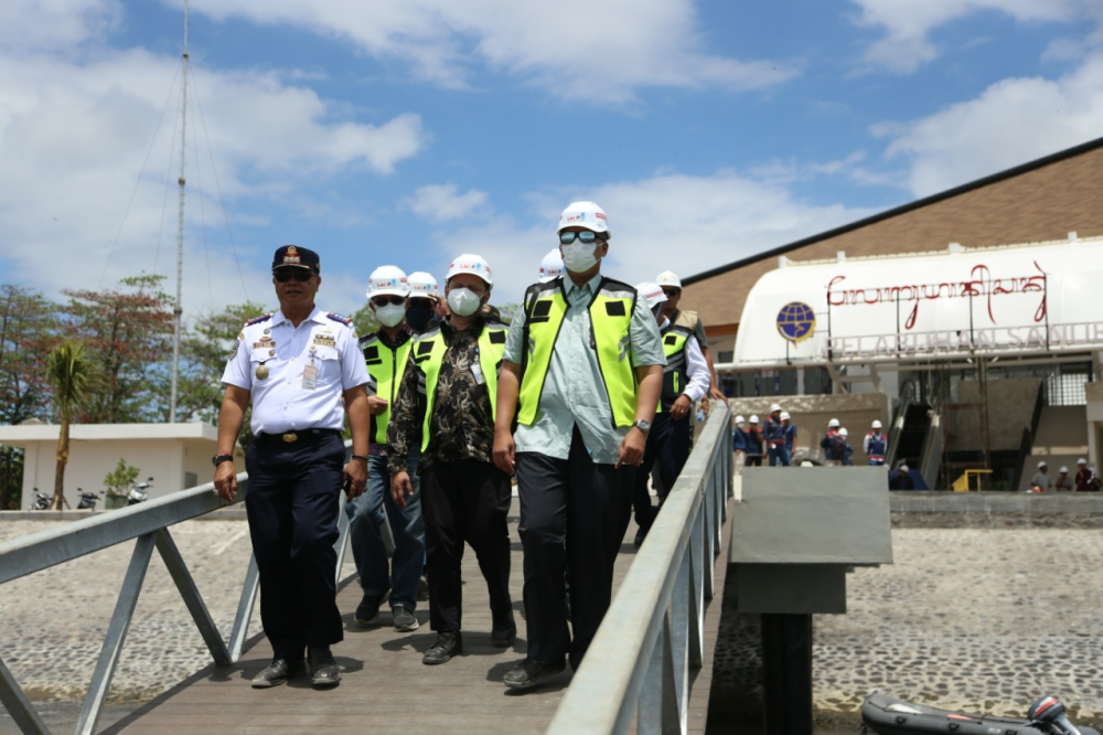 Jelang KTT G20 SUKSES, UJI COBA SANDAR KAPAL DI PELABUHAN LAUT SANUR TERLAKSANA DENGAN LANCAR