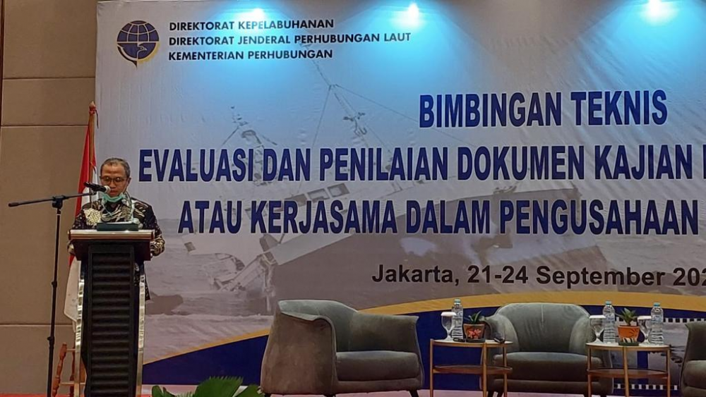 SOROTI PENTINGNYA MELIBATKAN SWASTA DALAM MENGELOLA ALUR PELAYARAN, KEMENHUB GELAR BIMTEK KAJIAN KELAYAKAN KONSESI