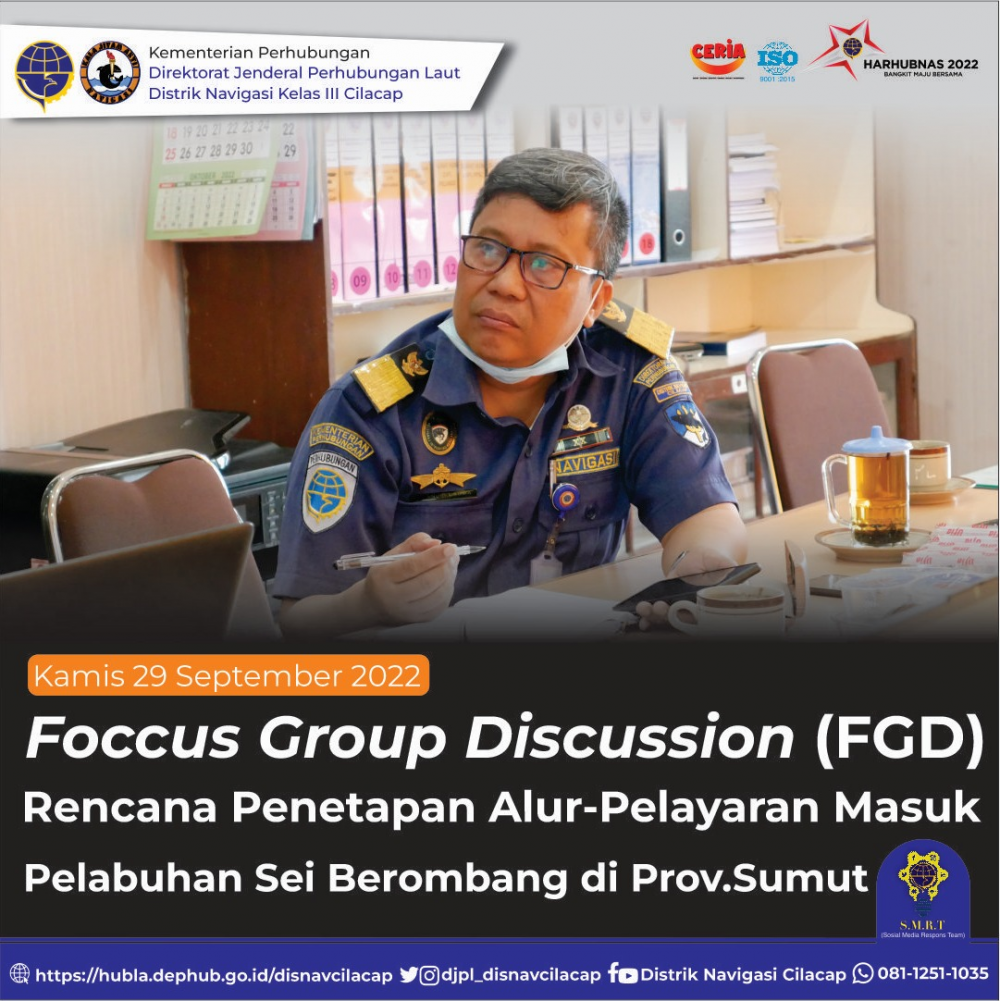 FGD Rencana Penetapan Alur-Pelayaran Masuk Pelabuhan Sei Brombang di Provinsi Sumatera Utara