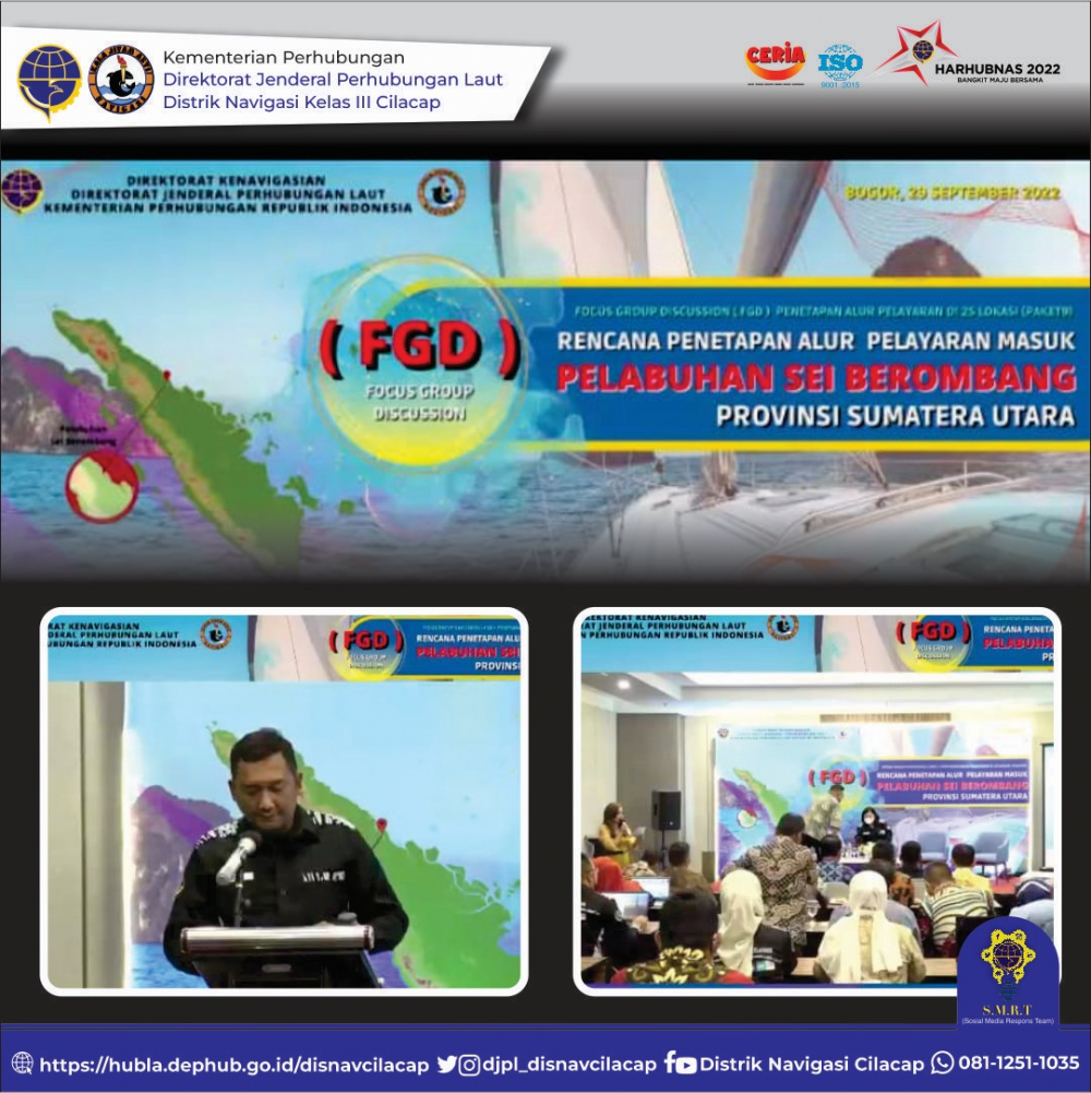 FGD Rencana Penetapan Alur-Pelayaran Masuk Pelabuhan Sei Brombang di Provinsi Sumatera Utara