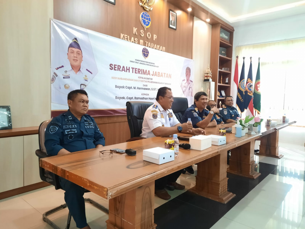 Serah Terima Jabatan Kepala Kantor KSOP Kelas III Tarakan