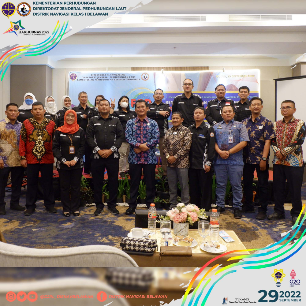 FOCUS GROUP DISCUSSION RENCANA PENETAPAN ALUR PELAYARAN MASUK PELABUHAN SEI BEROMBANG PROVINSI SUMATERA UTARA