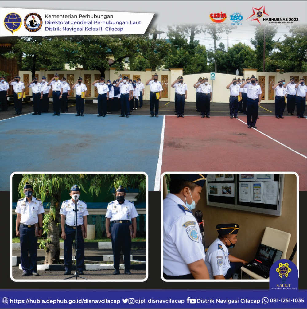 Apel Pagi Pegawai Distrik Navigasi Cilacap