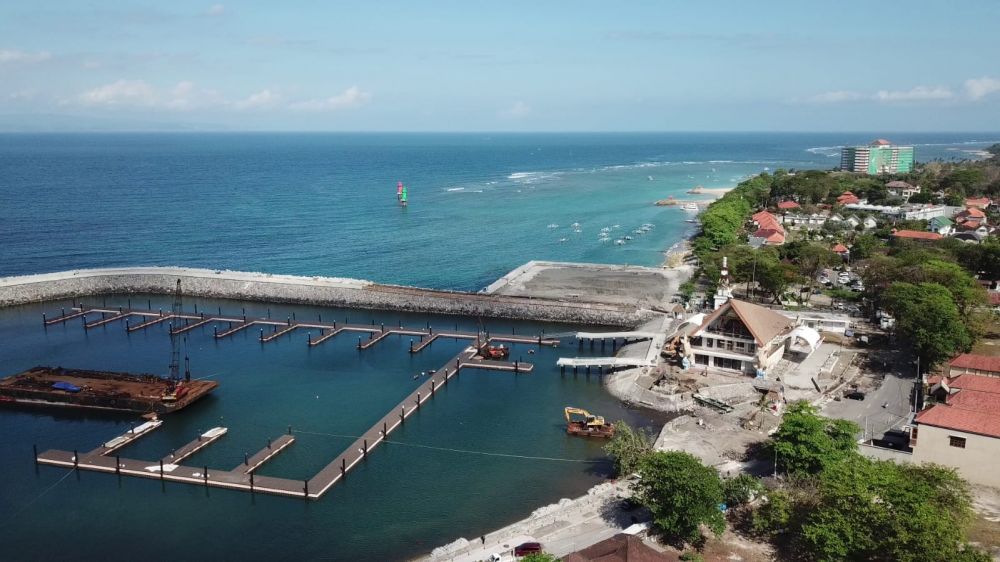 Jelang Dikunjungi Menhub, Realisasi Pembangunan Pelabuhan Laut Sanur Capai 94,13%