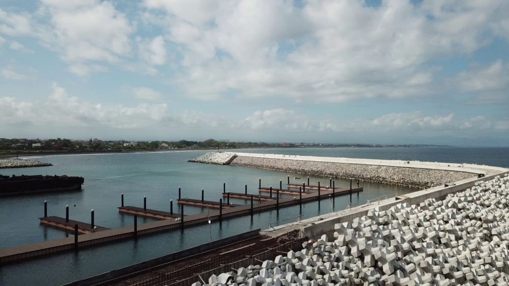 Jelang Dikunjungi Menhub, Realisasi Pembangunan Pelabuhan Laut Sanur Capai 94,13%