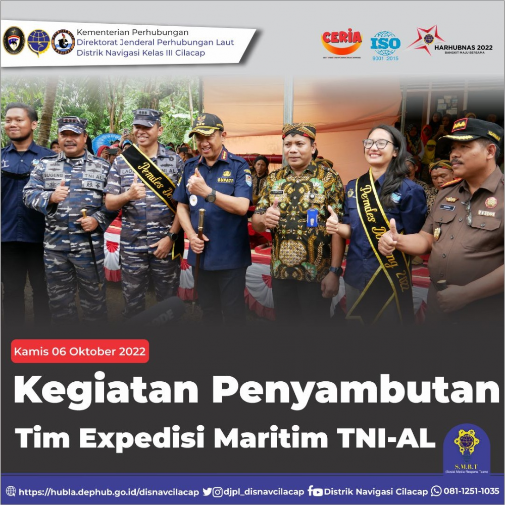 Penyambutan Tim Expedisi Maritim TNI-AL