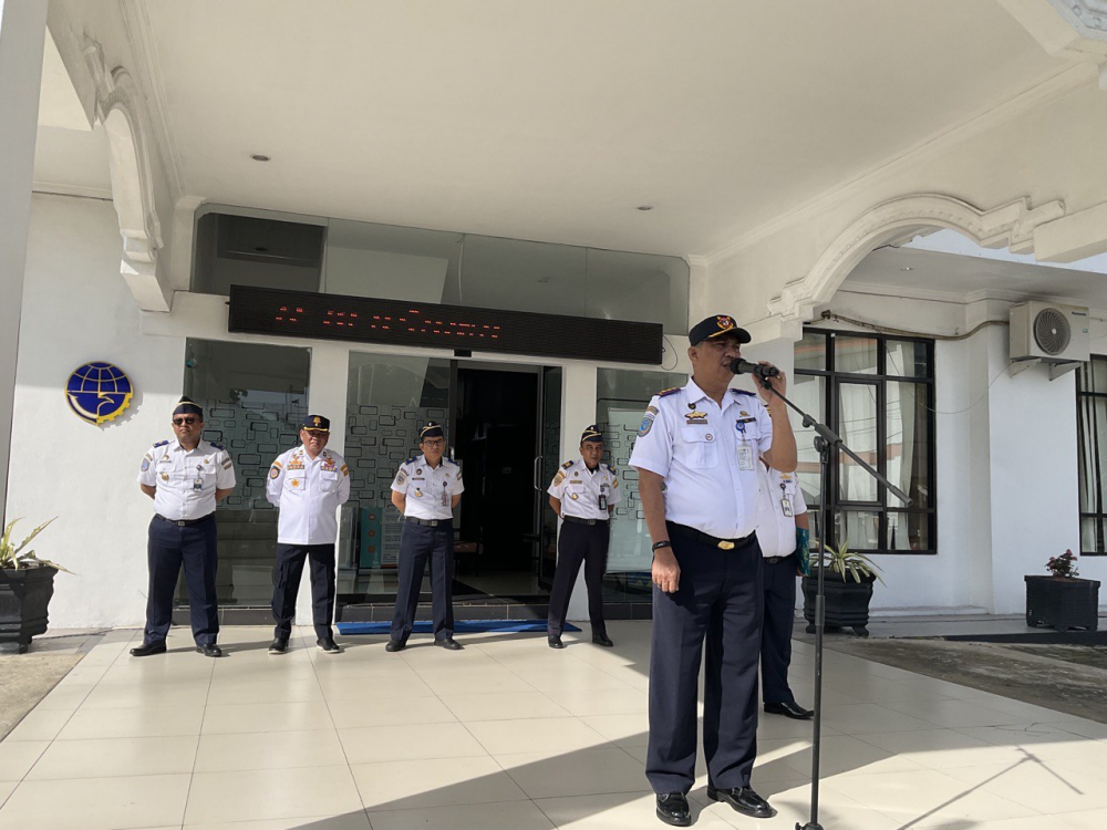 Apel Pagi Kantor Kesyahbandaran dan Otoritas Pelabuhan Kelas III, Senin 10 Oktober 2022