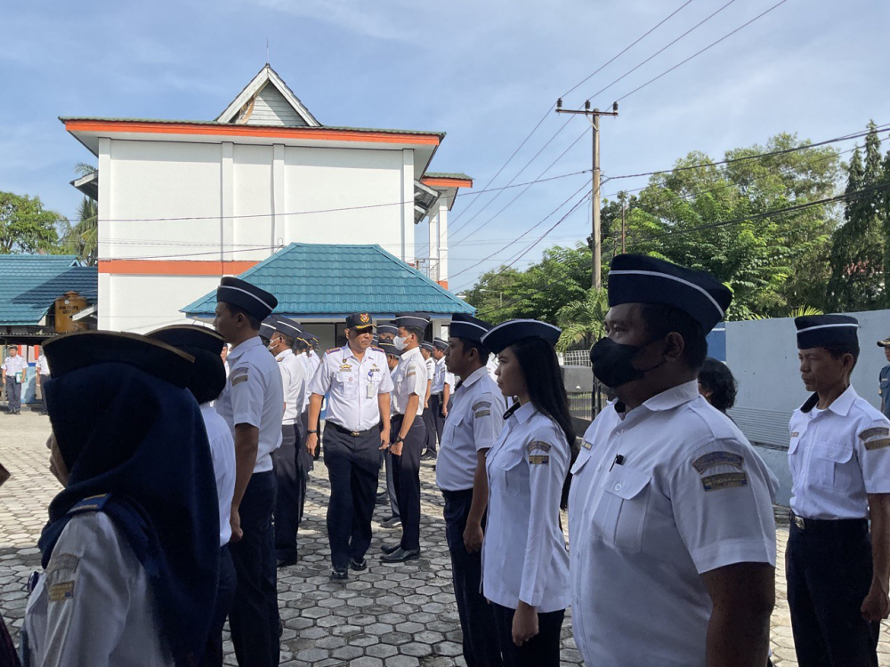 Apel Pagi Kantor Kesyahbandaran dan Otoritas Pelabuhan Kelas III, Senin 10 Oktober 2022