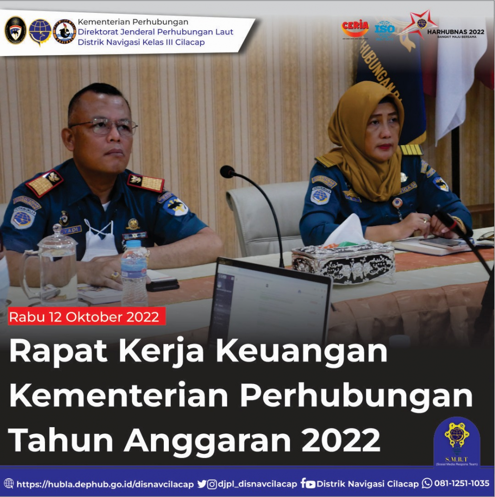 Rapat Kerja Keuangan Kementerian Perhubungan Tahun 2022