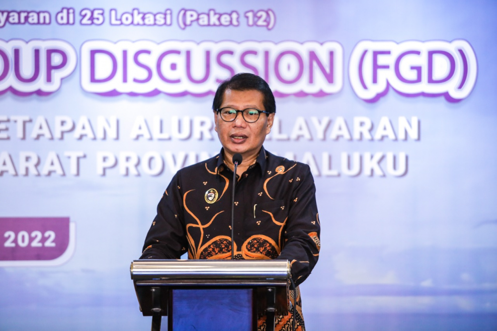 KEMENHUB TINGKATKAN KESELAMATAN DAN KEAMANAN PELAYARAN DI MALUKU MELALUI PENETAPAN ALUR-PELAYARAN PELABUHAN LARAT