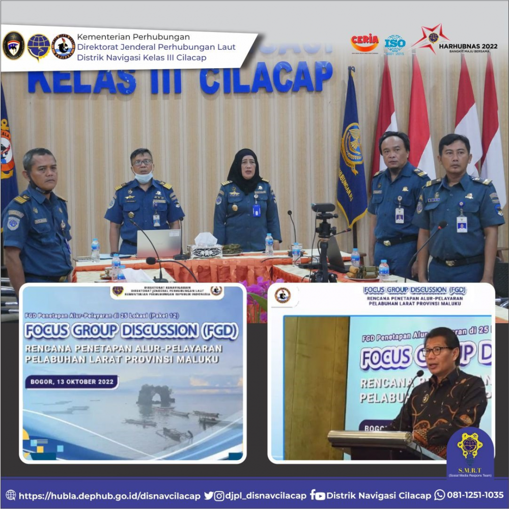 FGD Rencana Penetapan Alur-Pelayaran Masuk Pelabuhan Larat di Provinsi Maluku