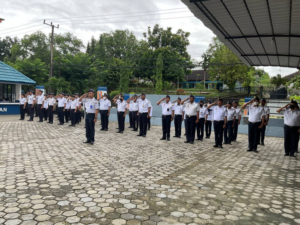 Apel Pagi Kantor Kesyahbandaran dan Otoritas Pelabuhan Kelas III, Senin 17 Oktober 2022