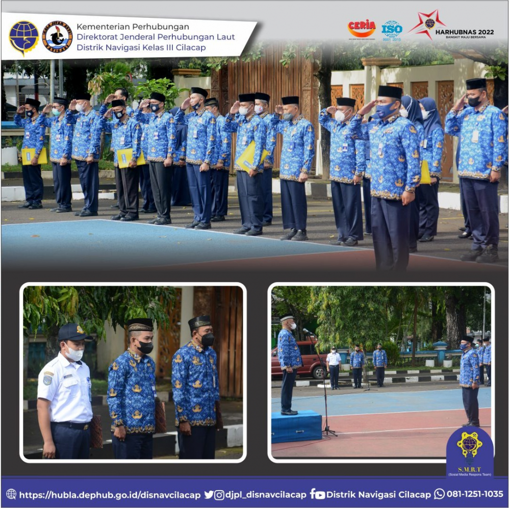 Apel Pagi Pegawai Distrik Navigasi Cilacap