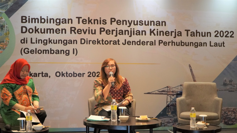 Dalam Rangka Meningkatkan Akuntabilitas Kinerja, Ditjen Hubla Selenggarakan BIMTEK Penyusunan Dokumen Reviu Perjanjian Kinerja Tahun 2022