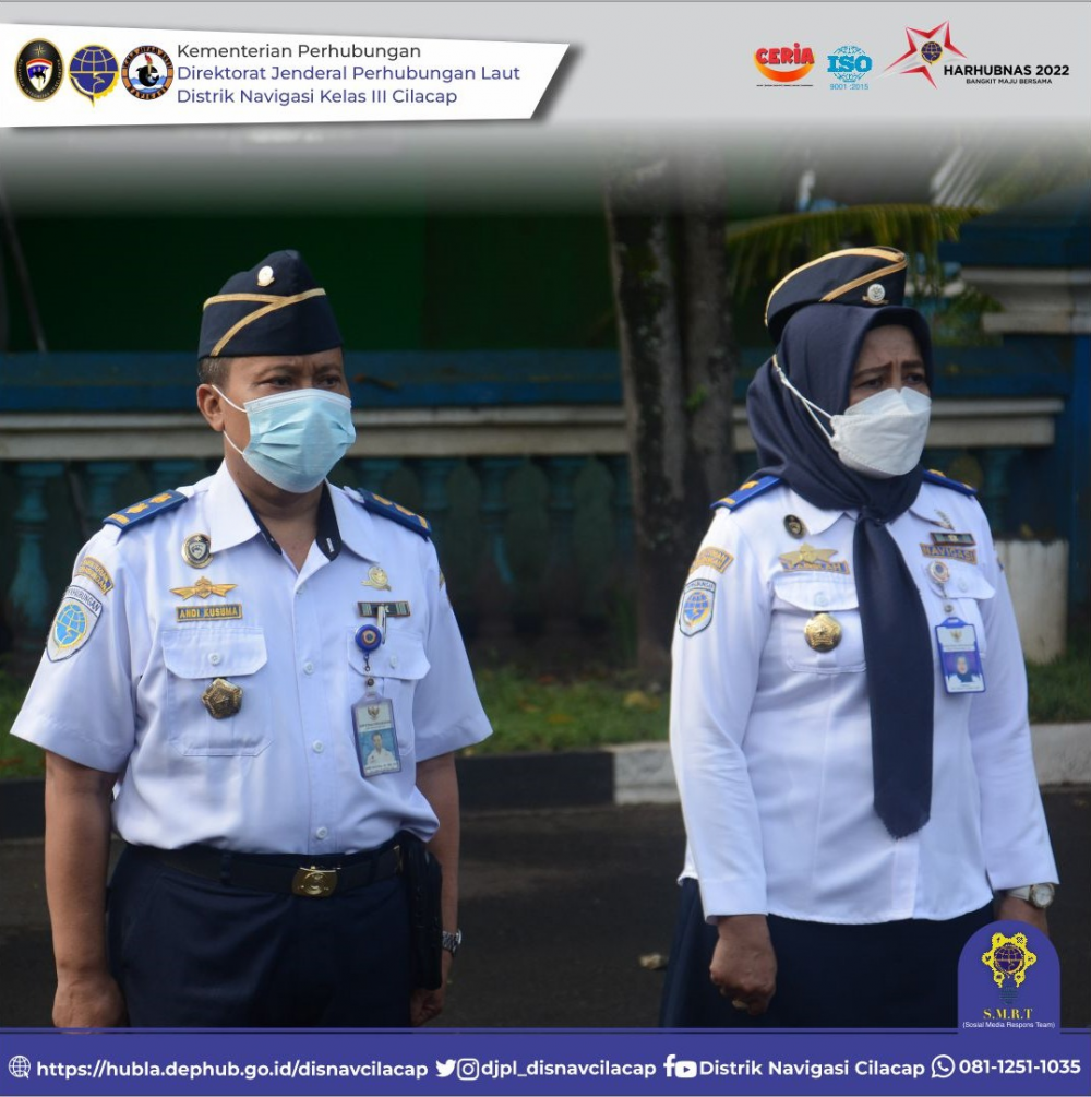 Apel Pagi Pegawai Distrik Navigasi Cilacap