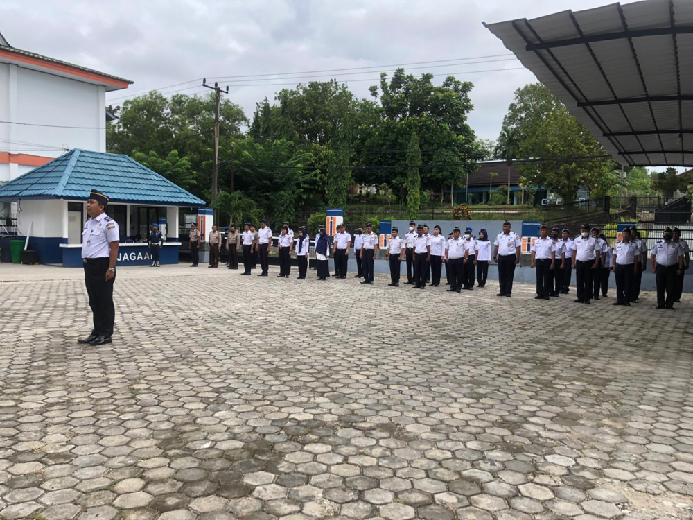 Apel Pagi Kantor Kesyahbandaran dan Otoritas Pelabuhan Kelas III, Senin 24 Oktober 2022