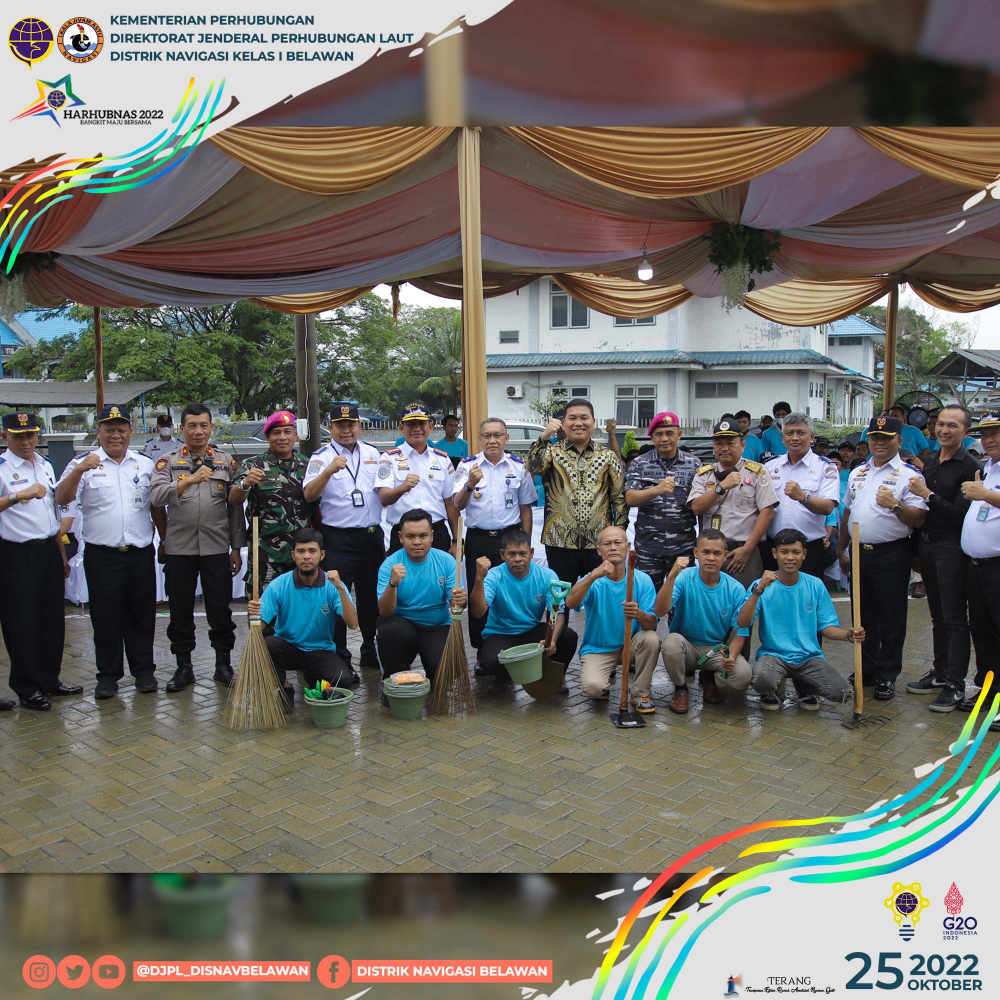PADAT KARYA TAHUN 2022 UPT DIREKTORAT JENDERAL PERHUBUNGAN LAUT DI PELABUHAN BELAWAN