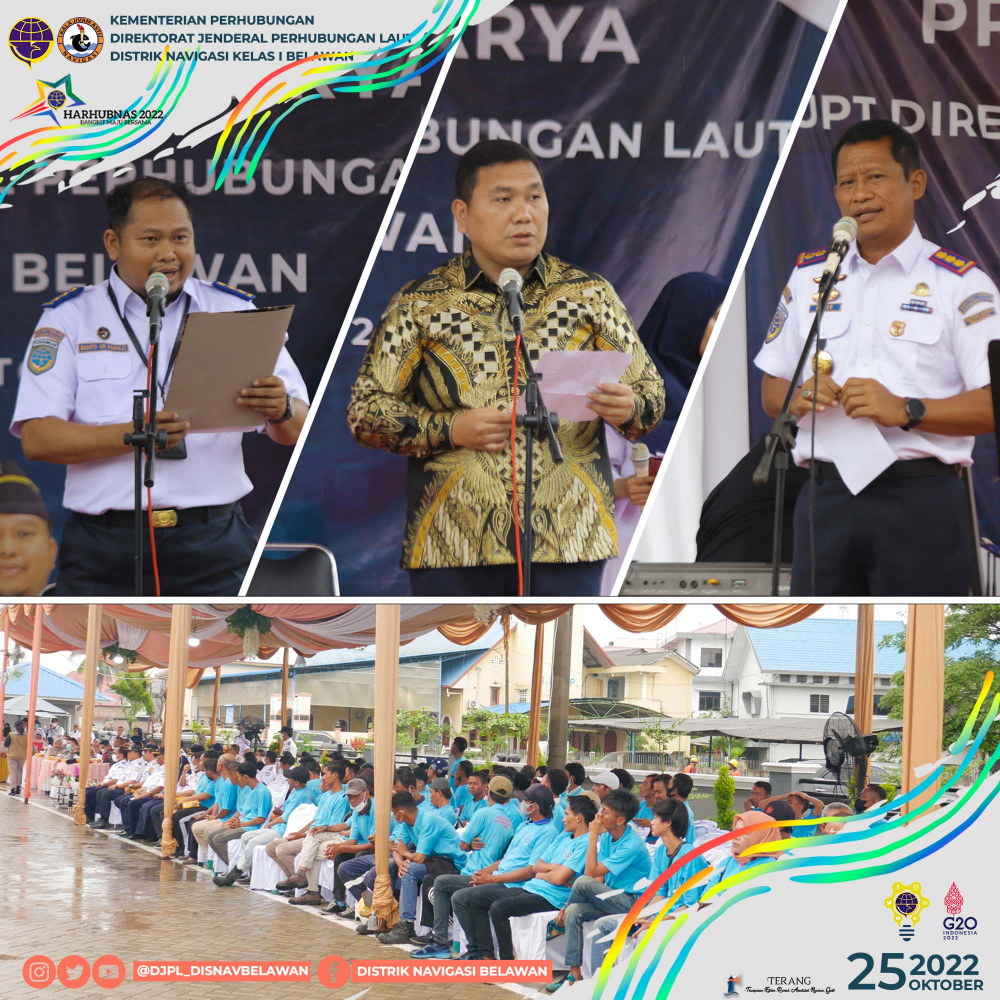 PADAT KARYA TAHUN 2022 UPT DIREKTORAT JENDERAL PERHUBUNGAN LAUT DI PELABUHAN BELAWAN
