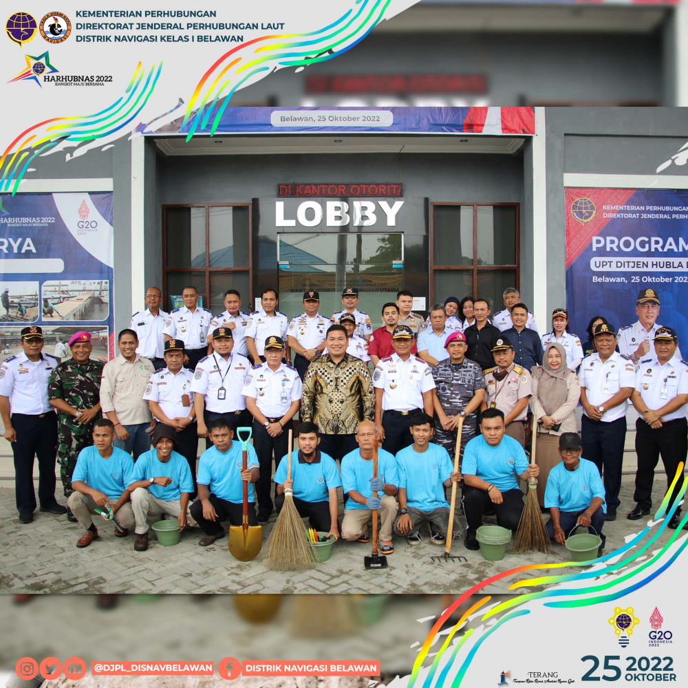 PADAT KARYA TAHUN 2022 UPT DIREKTORAT JENDERAL PERHUBUNGAN LAUT DI PELABUHAN BELAWAN