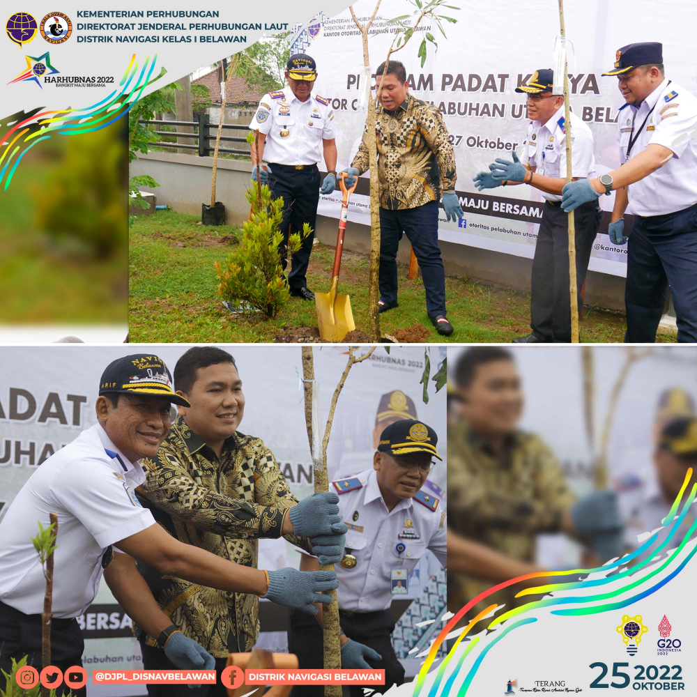 PADAT KARYA TAHUN 2022 UPT DIREKTORAT JENDERAL PERHUBUNGAN LAUT DI PELABUHAN BELAWAN