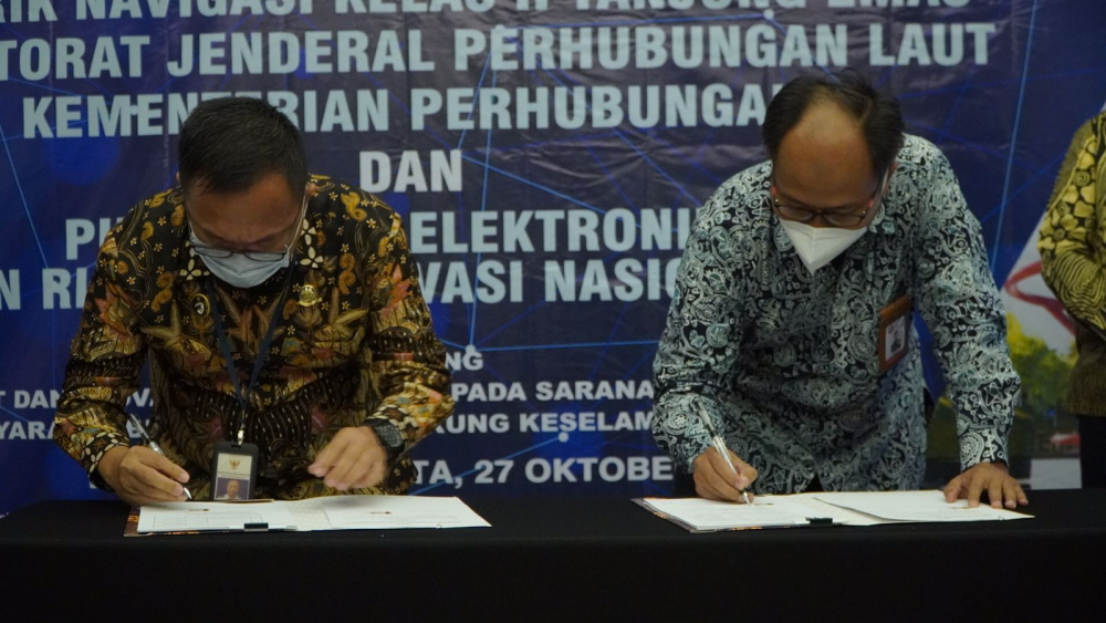 KEMENHUB JALIN KERJASAMA DENGAN BRIN KEMBANGKAN SISTEM CERDAS SARANA BANTU NAVIGASI PELAYARAN SMART BUOY
