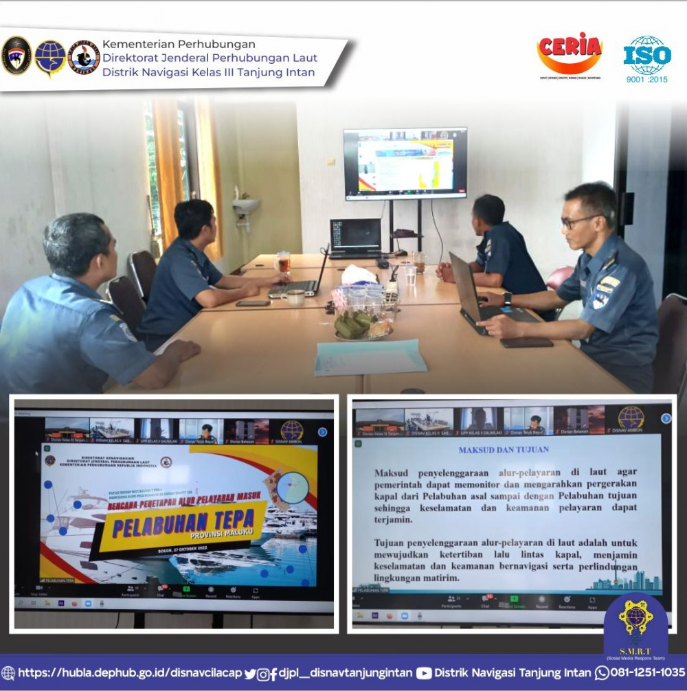 FGD Rencana Penetapan Alur-Pelayaran Masuk Pelabuhan Tepa Provinsi Maluku