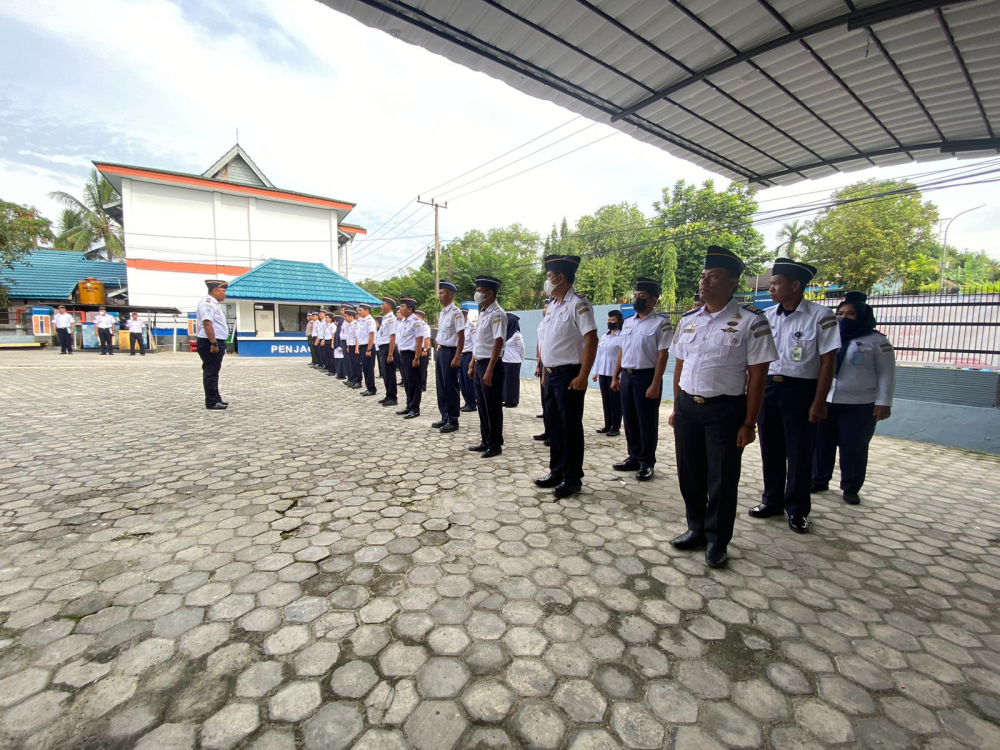 Apel Pagi Kantor Kesyahbandaran dan Otoritas Pelabuhan Kelas III, Senin 31 Oktober 2022