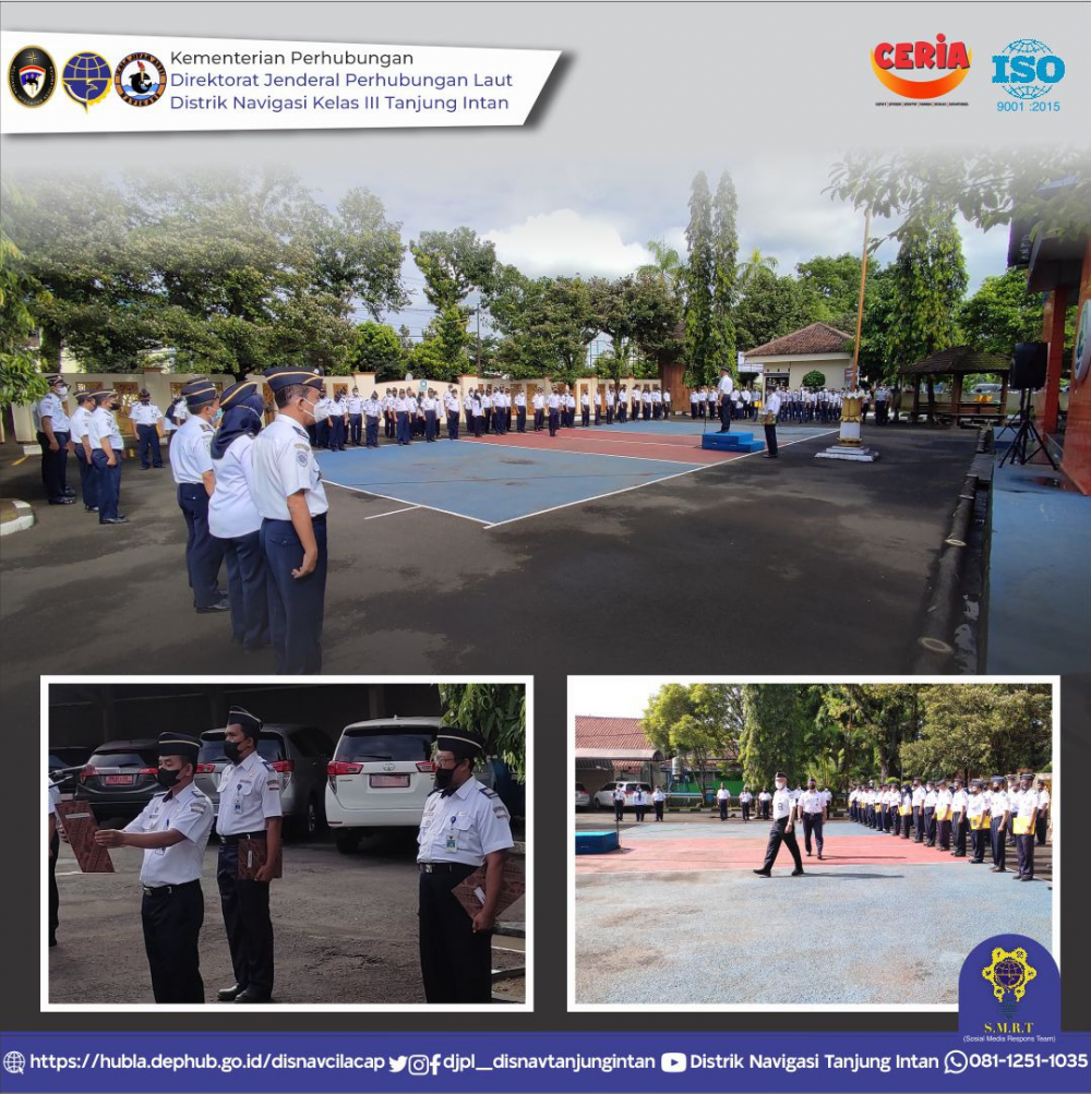 Apel Pagi Pegawai Distrik Navigasi Cilacap