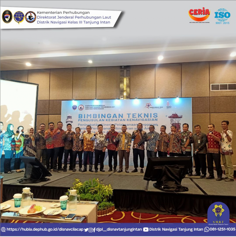 Bimbingan Teknis Pengusulan Kegiatan Kenavigasian