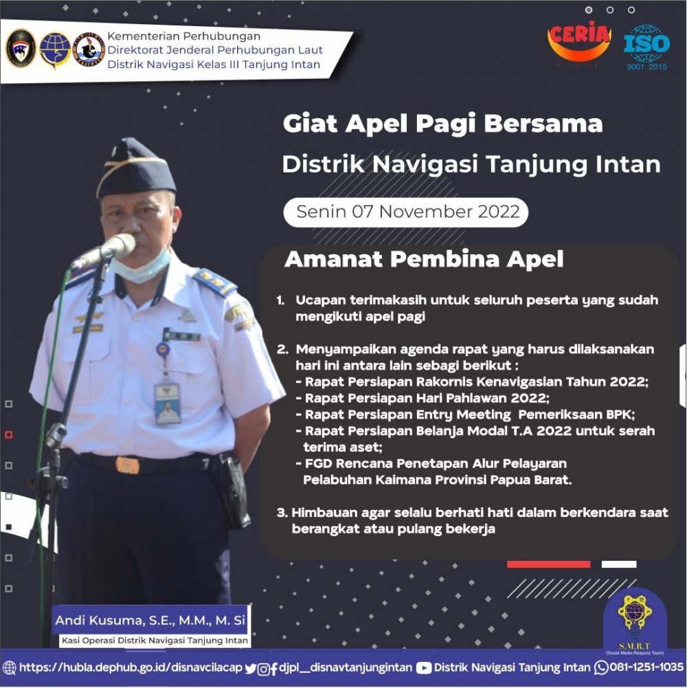 Apel Pagi Distrik Tanjung Intan