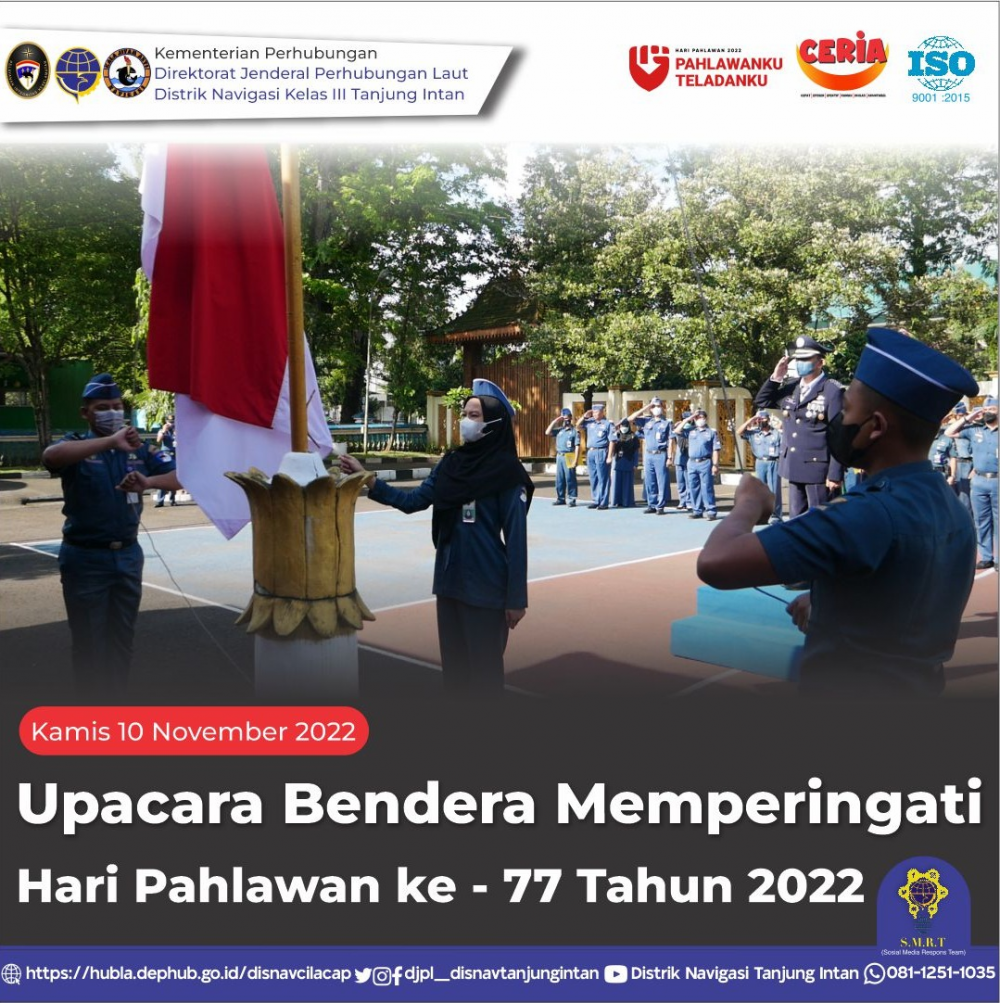Upacara Hari Pahlawan Ke 77 Tahun 2022