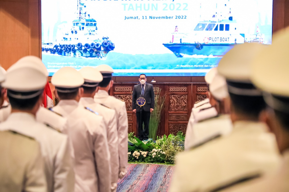 KEMENHUB LANTIK 3 ANGKATAN LULUSAN PERWIRA PANDU TINGKAT II