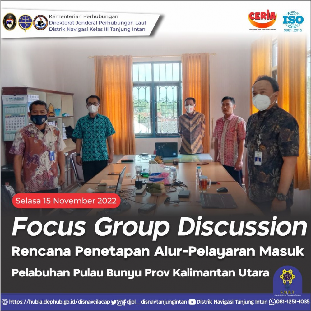 FGD Rencana Penetapan Alur-Pelayaran Masuk Pelabuhan Pulau Bunyu Provinsi Kalimantan Utara