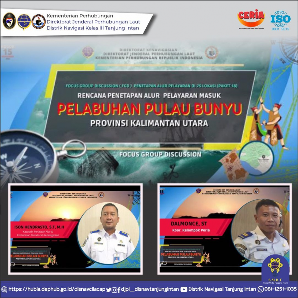 FGD Rencana Penetapan Alur-Pelayaran Masuk Pelabuhan Pulau Bunyu Provinsi Kalimantan Utara