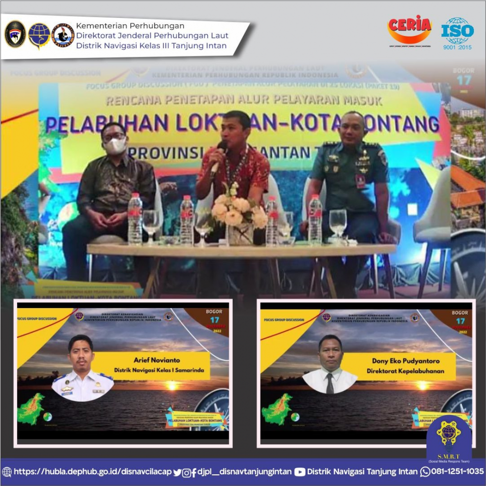 FGD Rencana Penetapan Alur-Pelayaran Masuk Pelabuhan Loktuan Bontang Provinsi Kalimantan Timur