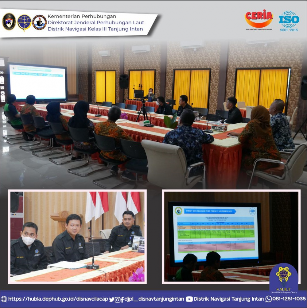 Monitoring dan Evaluasi Pelaksanaan Anggaran Di Lingkungan Ditjen Hubla TA 2022