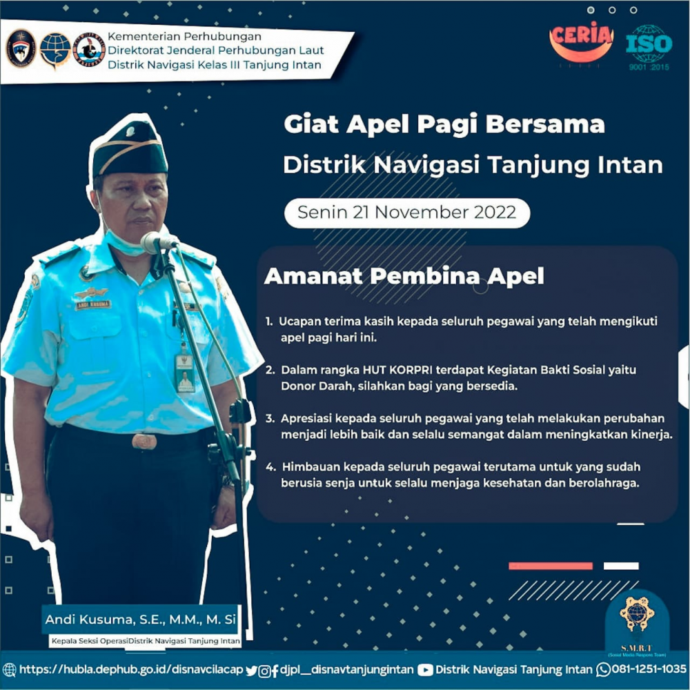 Apel Pagi Distrik Tanjung Intan