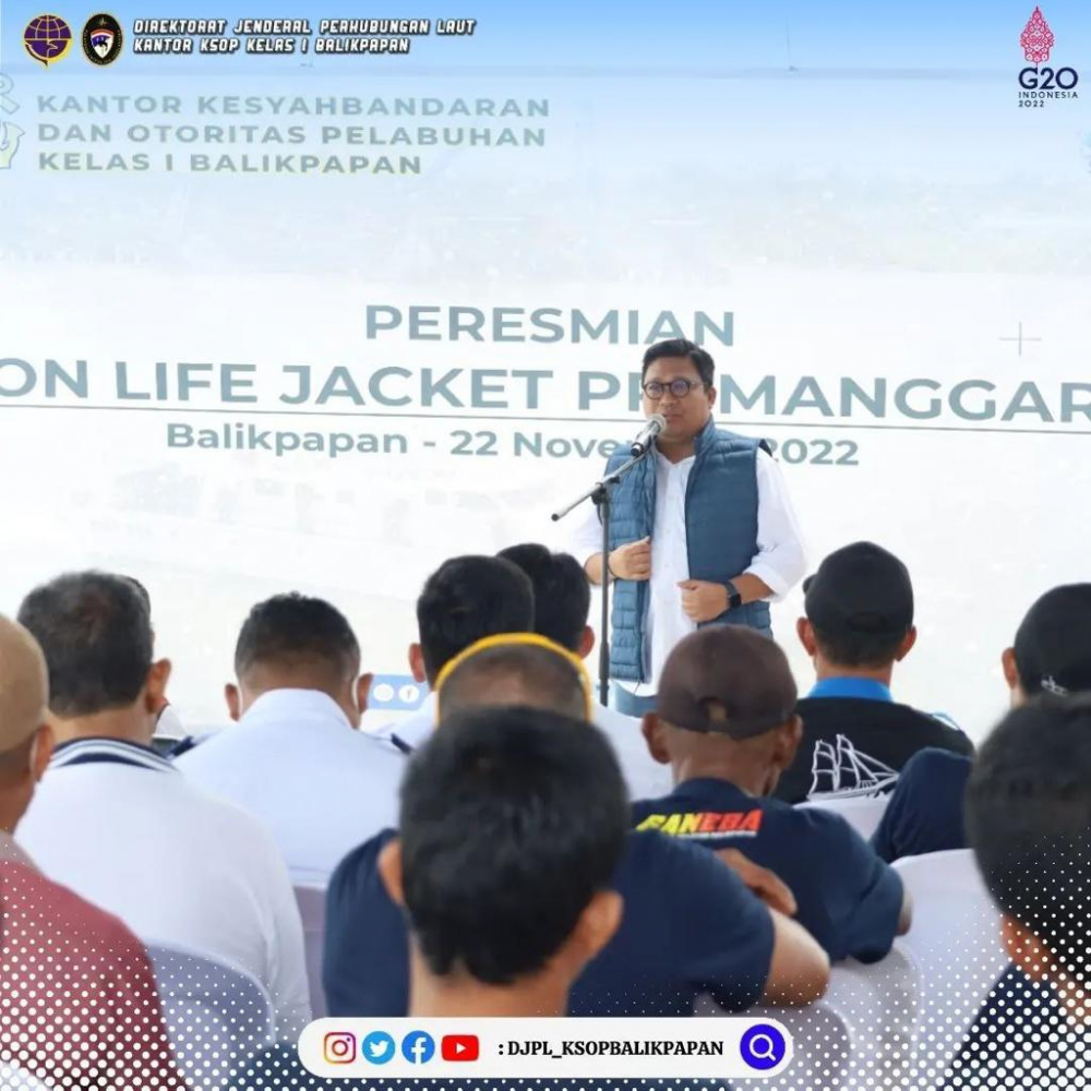 PERESMIAN STATION LIFE JACKET DI PPI MANGGAR