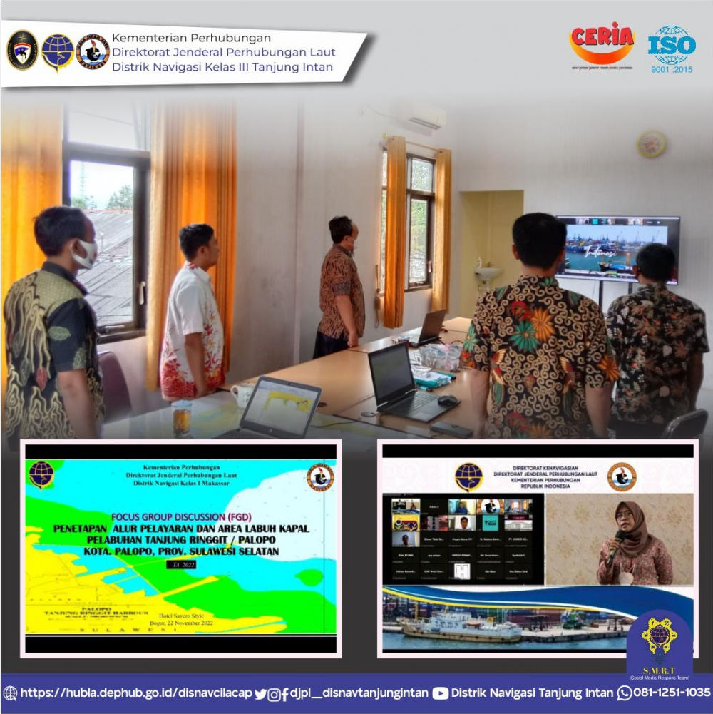 FGD Rencana Penetapan Alur-Pelayaran Masuk Pelabuhan Palopo Provinsi Sulawesi Selatan