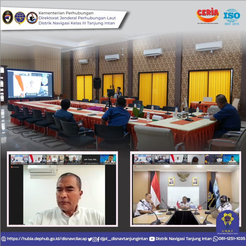 Zoom Meeting Optimalisasi PNBP di Lingkungan Ditjen Hubla