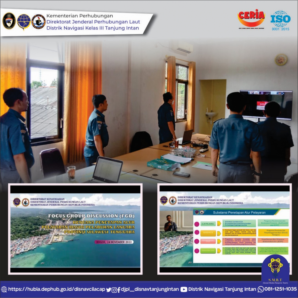 FGD Rencana Penetapan Alur-Pelayaran Masuk Pelabuhan Langara Provinsi Sulawesi Tenggara