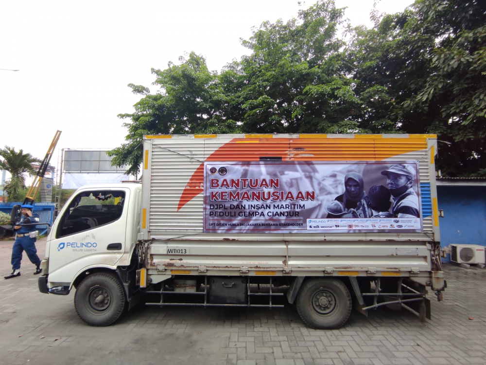 DITJEN HUBLA SALURKAN BANTUAN KEMANUSIAAN GELOMBANG II UNTUK KORBAN GEMPA CIANJUR